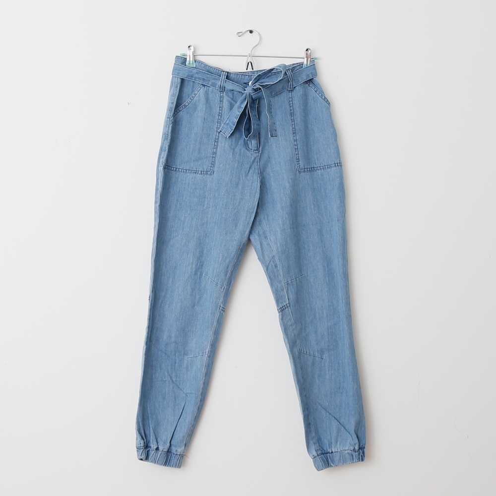 NWOT Tie Waist Denim